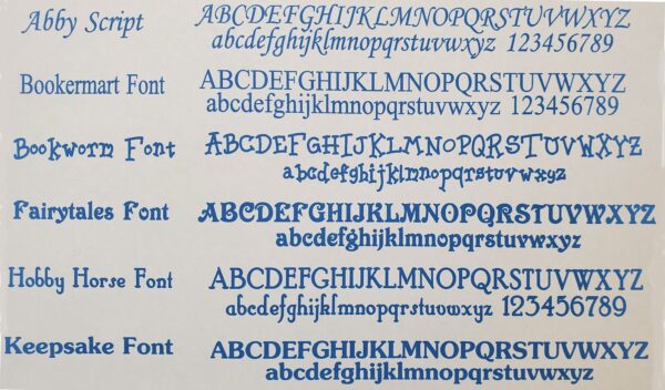 A close up of some type font on paper